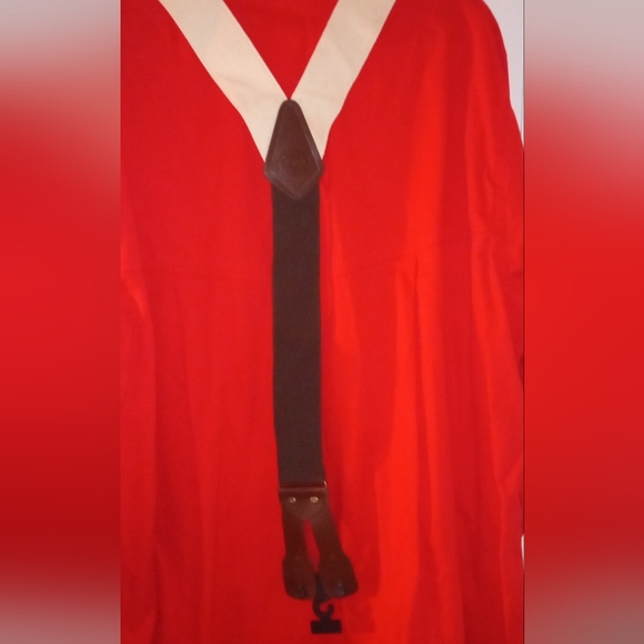 New With Tags Cream and Brown Suspenders - Picture 6 of 7